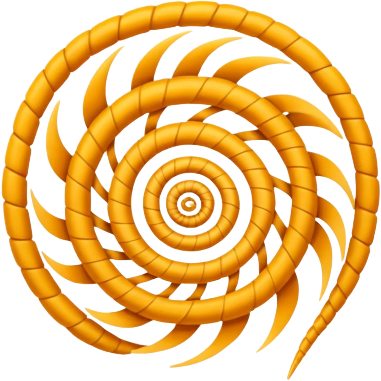 Spiral weave whisper emoji