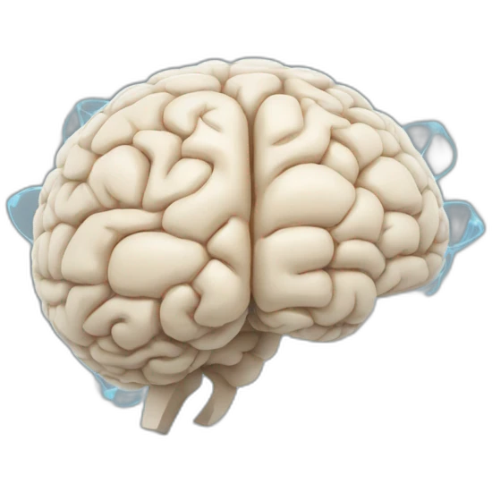 Brain with aperture emoji