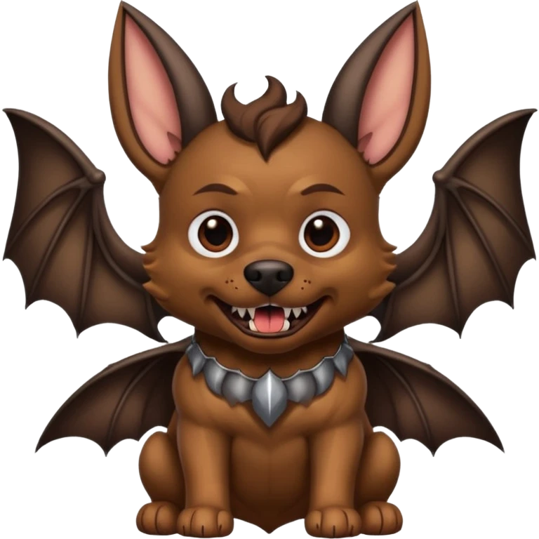 dog with horns and bat wings emoji
