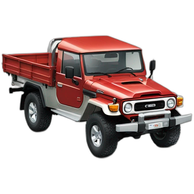 Land Cruiser pickup 2024 one cabinet  emoji