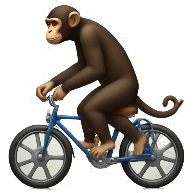 Monkey riding a man a man emoji