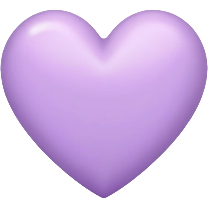 Pastel Purple Heart emoji