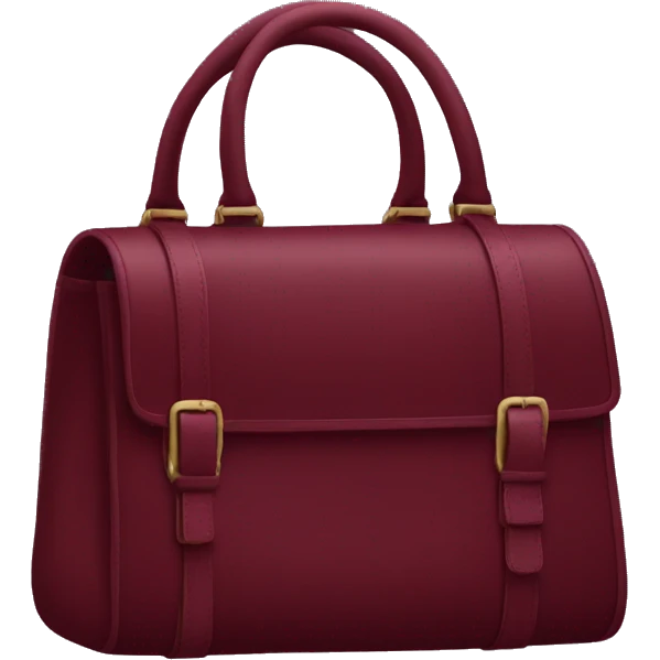 Burgundy bag emoji
