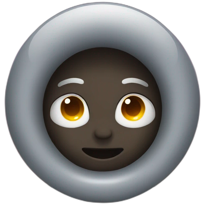 Black hole emoji