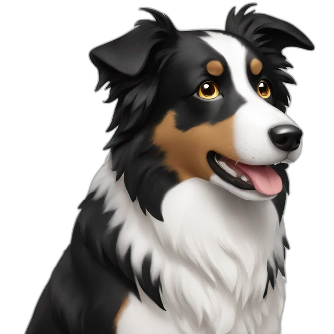 Border collie emoji