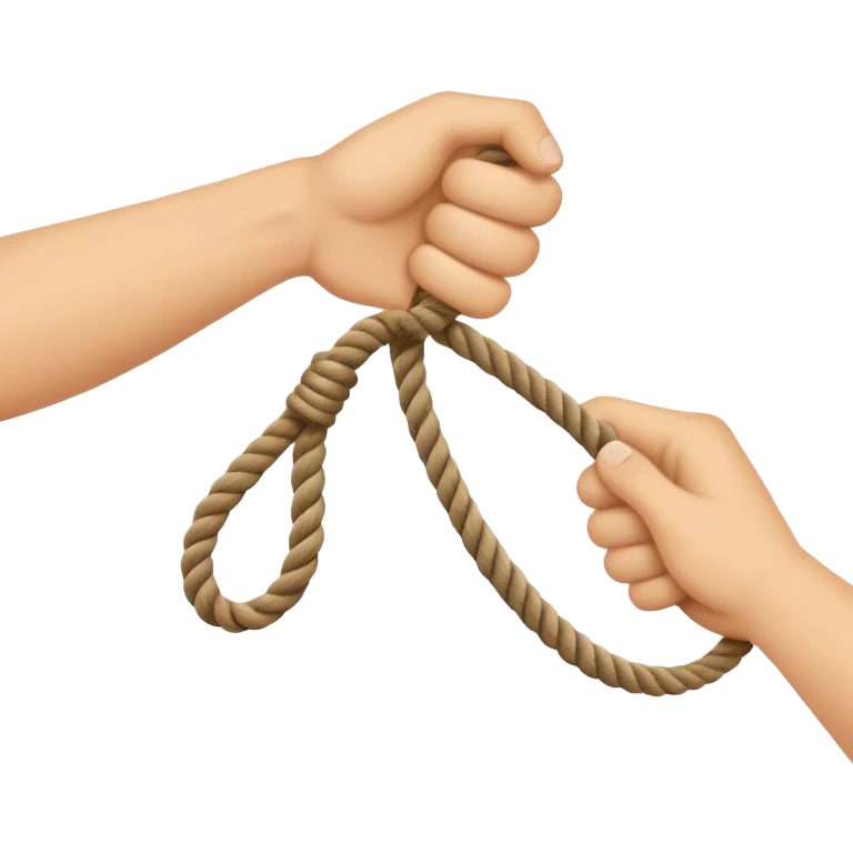 hand pulling something emoji