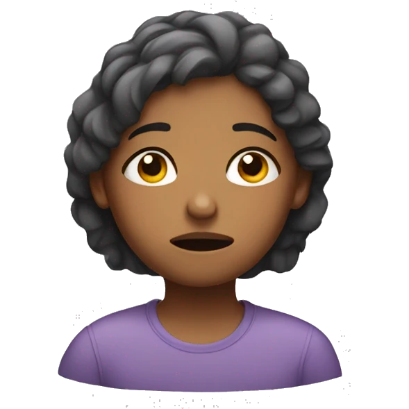 Tired girl emoji