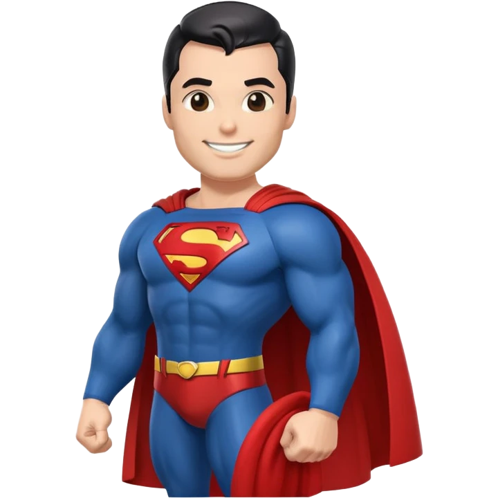 classic Superman character emoji