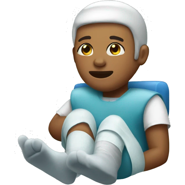 that feeling when knee surgery is tomorrow  emoji