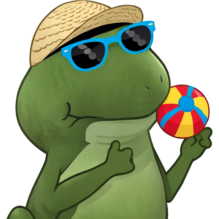 going to the beach emoji