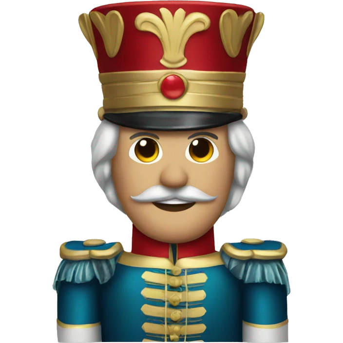Red nutcracker emoji