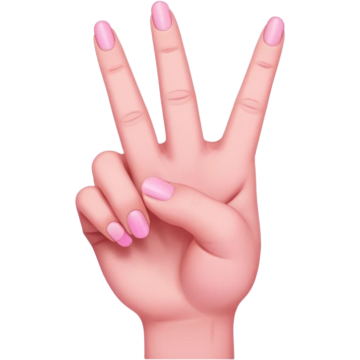 pink middle finger emoji