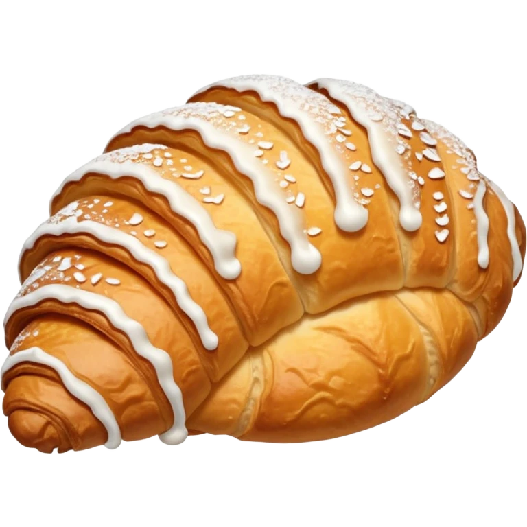 Croissant con crema  emoji