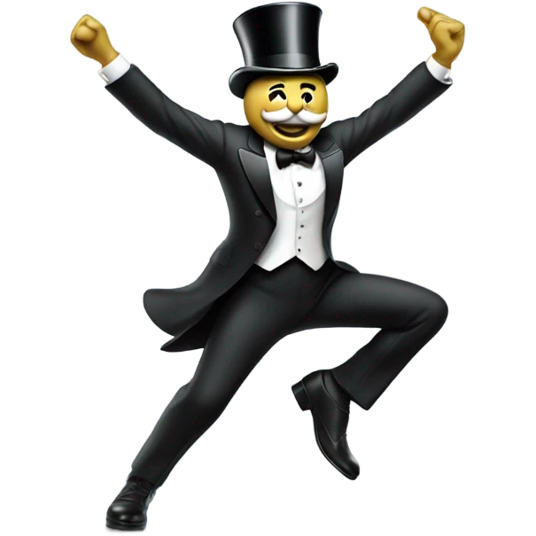 monopoly man dancing emoji