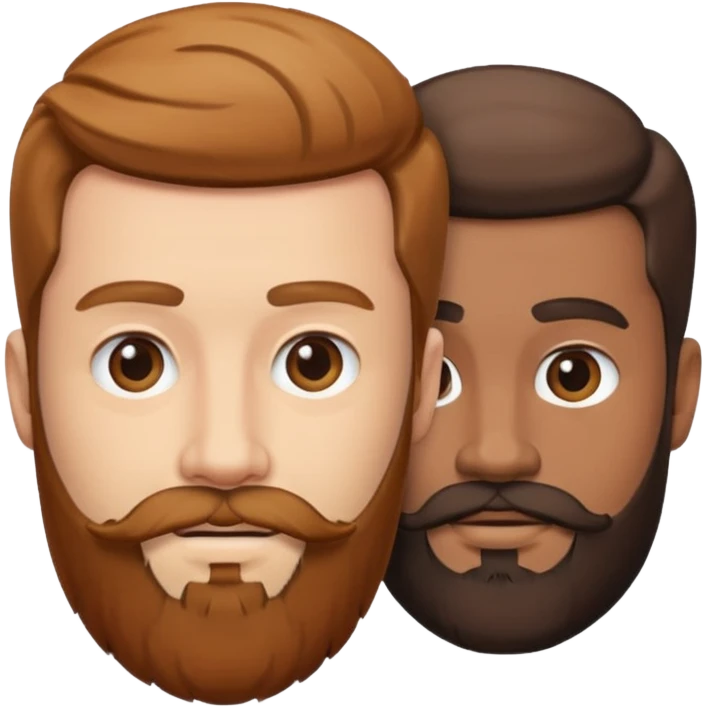 different beard emoji
