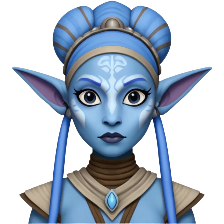 A female  twilek from star wars emoji