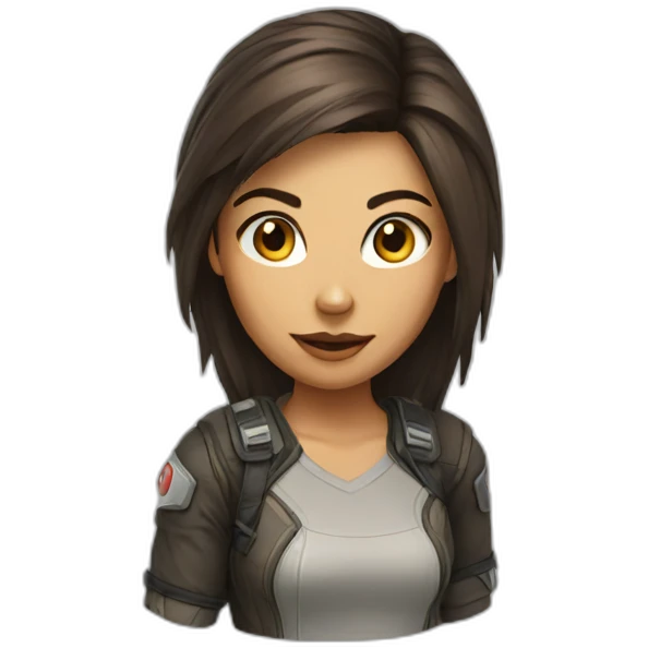 Gamer chick emoji