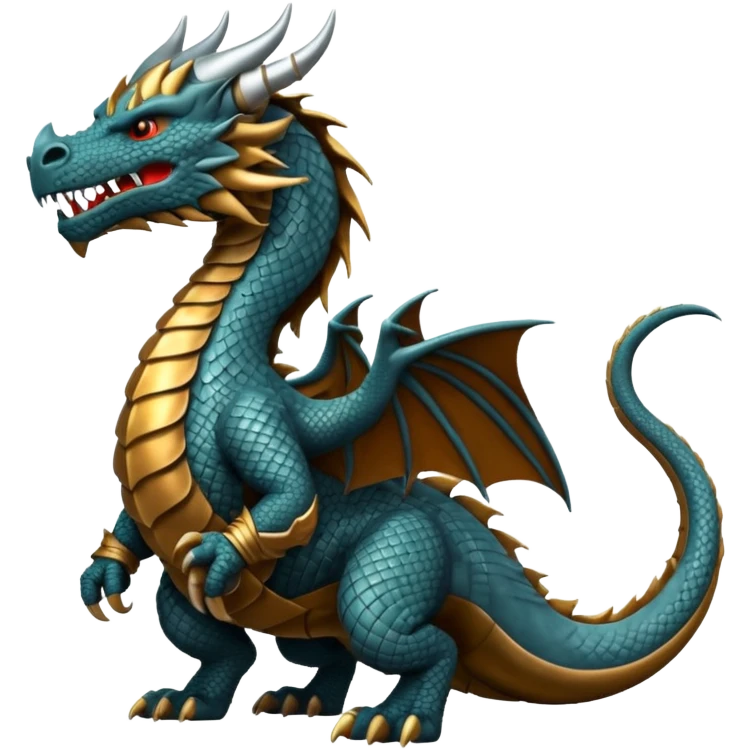 Dragón vikingo emoji