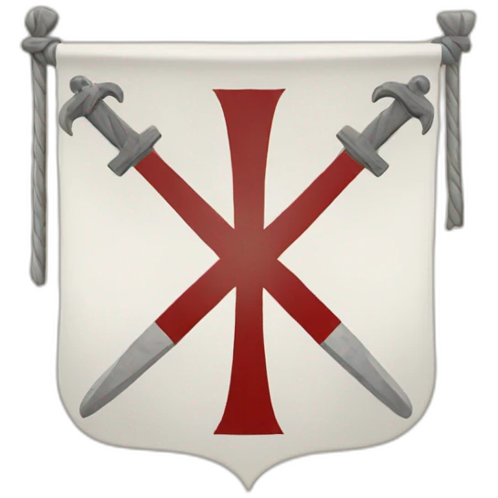 Baussant; templar flag emoji