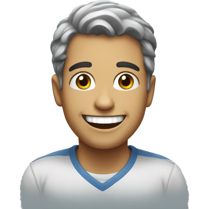 A very realistic smile  emoji