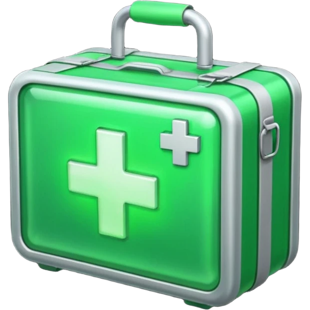 animated emote of a medkit sparkling emoji