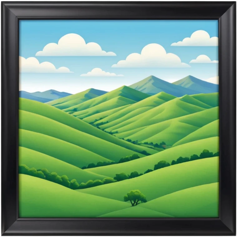 The hills of Scotland emoji