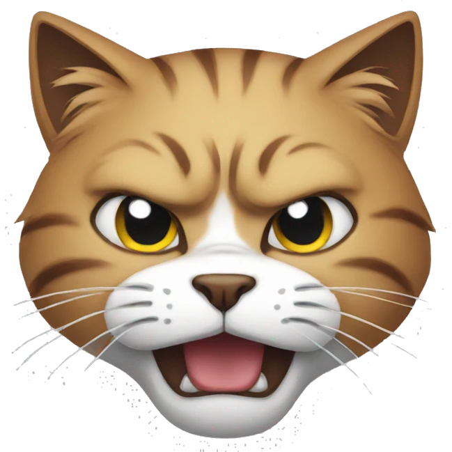 Angry cat emoji
