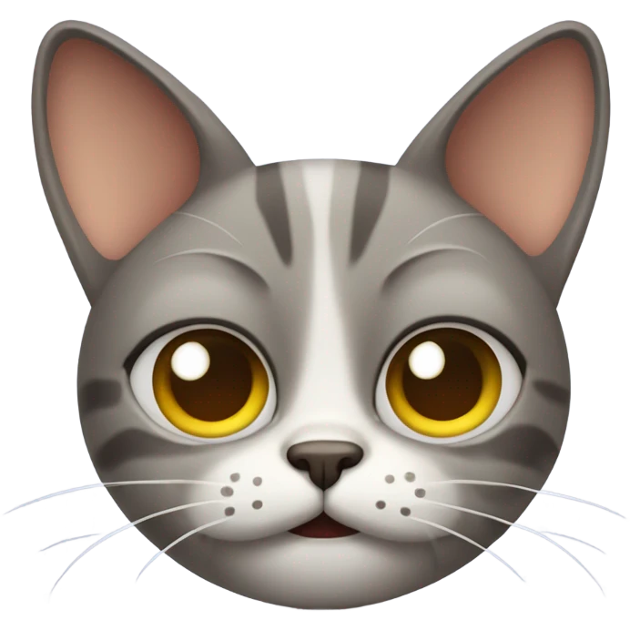 Annoyed cat emoji