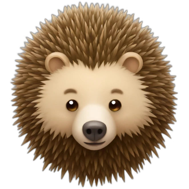 bear hedgehog emoji