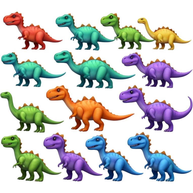 Dinosaurios con zapatos  emoji