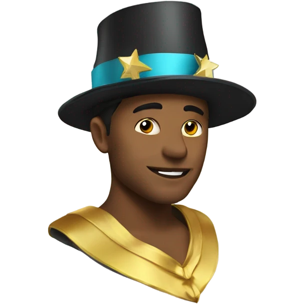 2025 new years hat  emoji