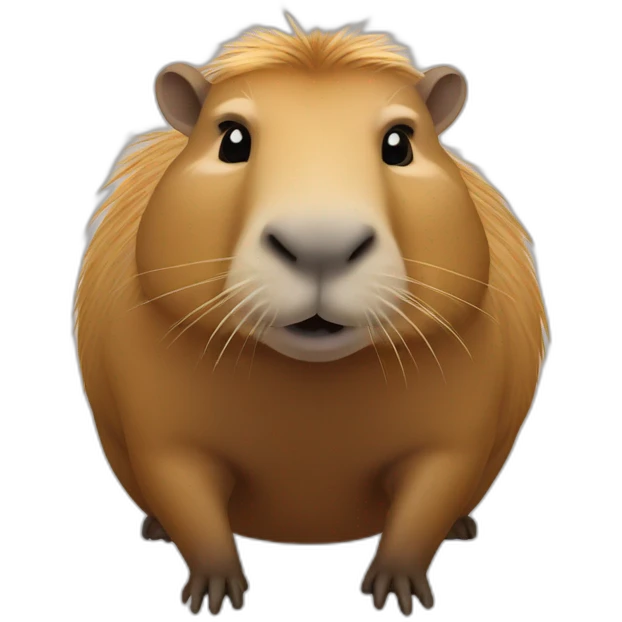 Un capybara président emoji