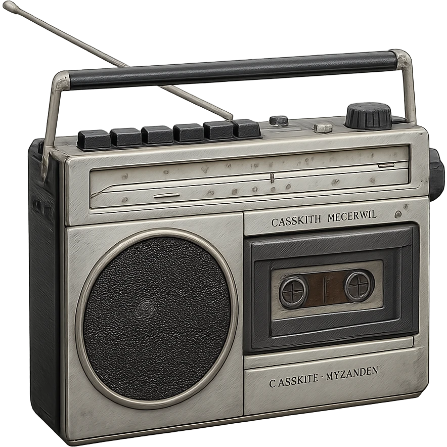 retro cassette player emoji