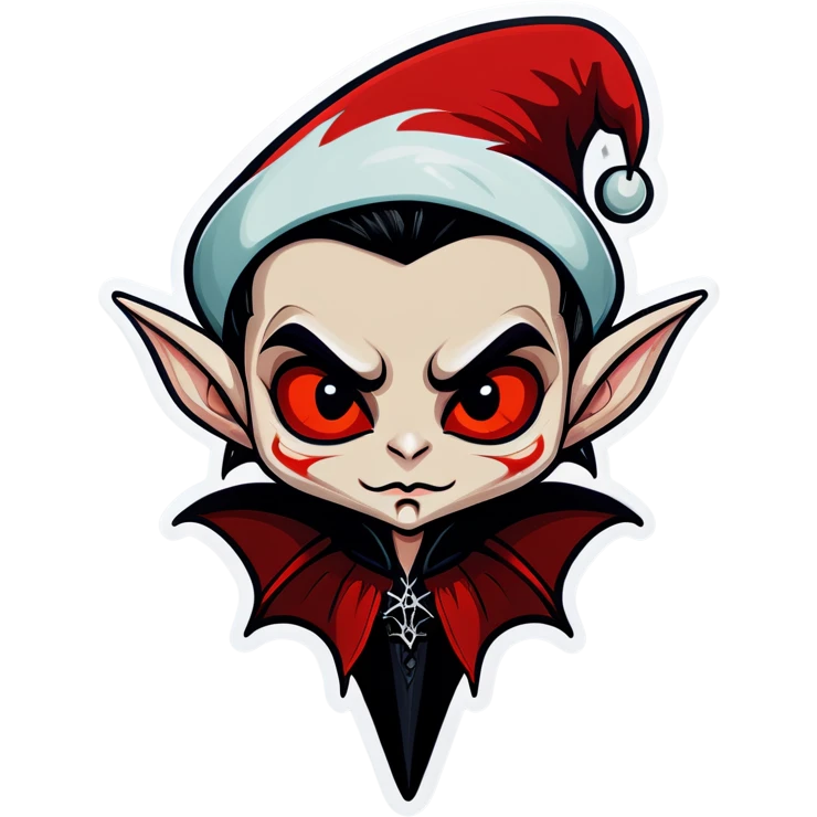 Gothic vampire elf  emoji