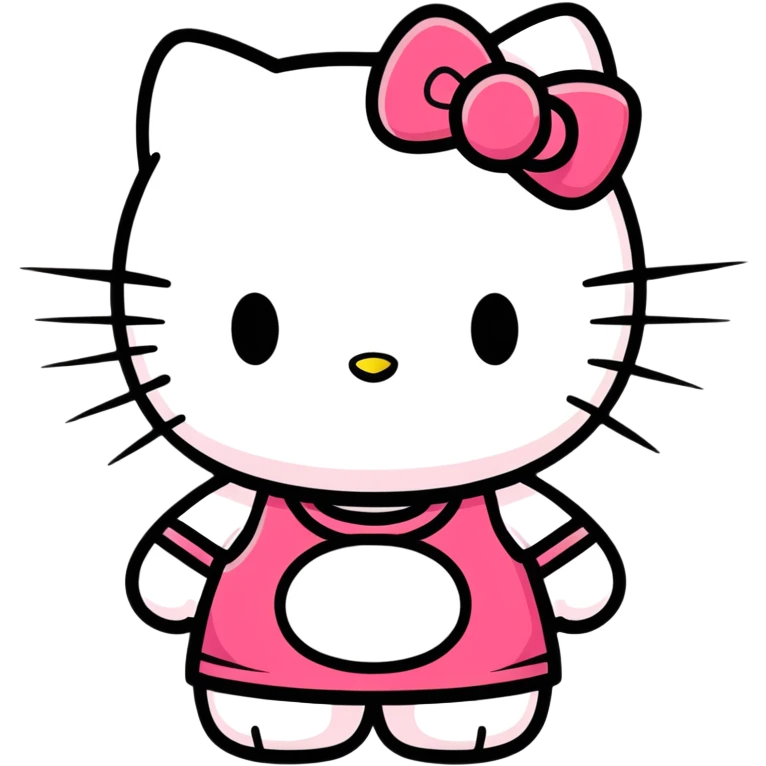 Hello kitty mad emoji