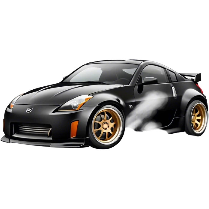 350z drift tuning black emoji