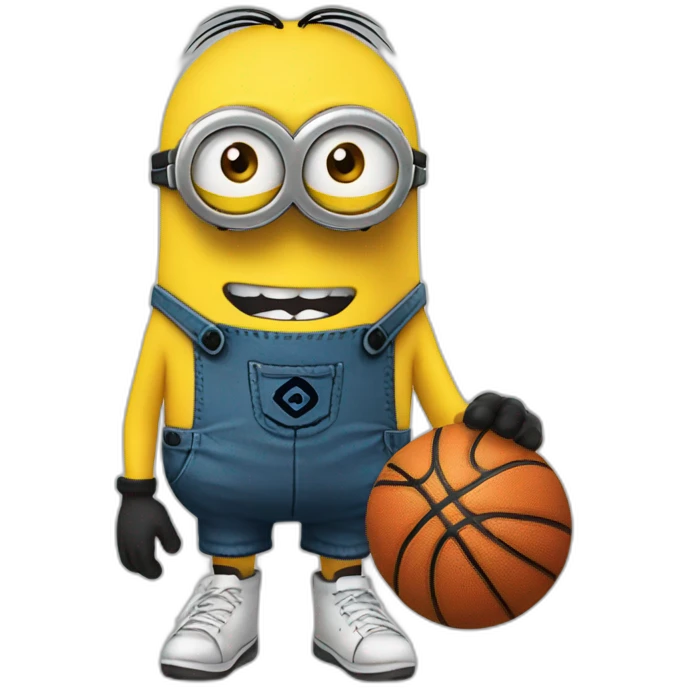 Minion basketball emoji