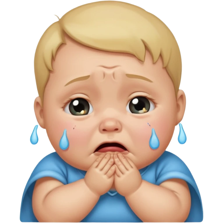 crying baby  emoji