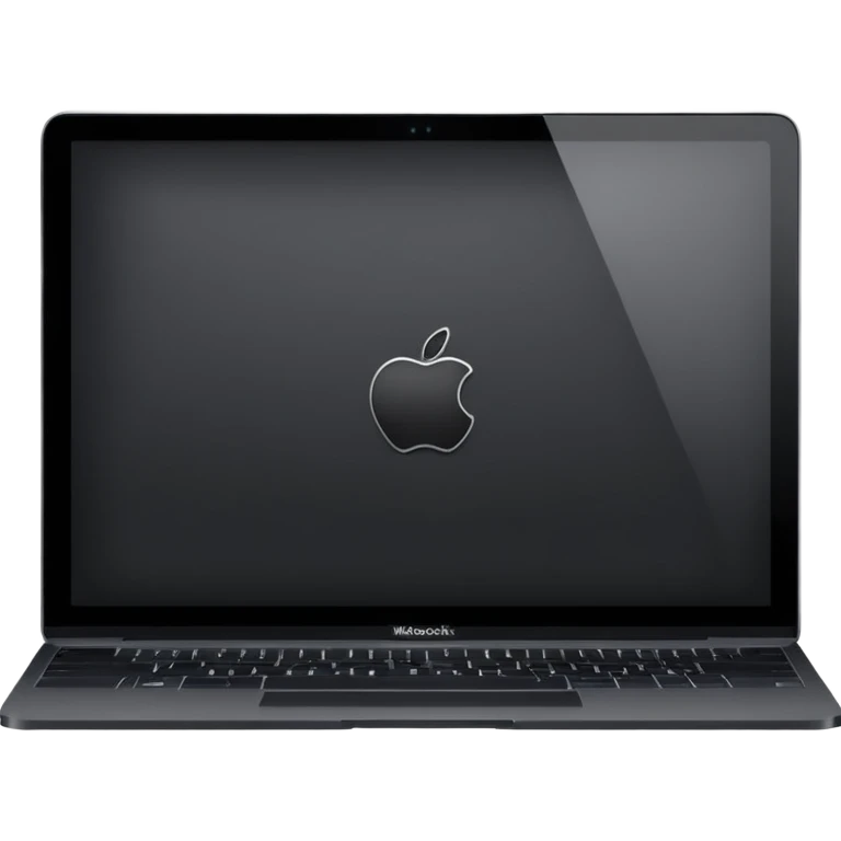MacBook m4 pro max black emoji