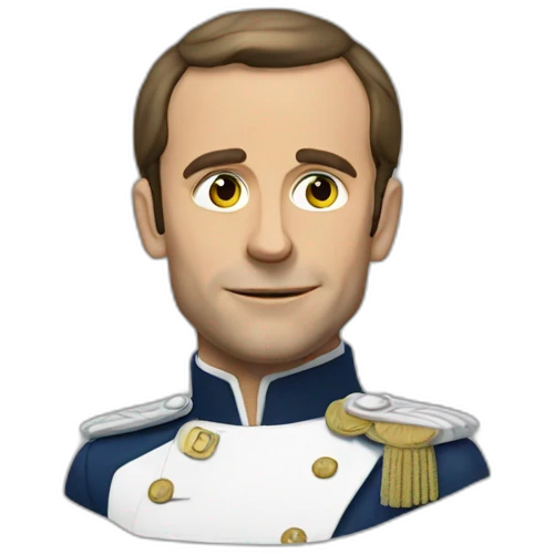 Macron dort emoji