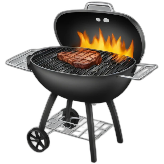 grilling barbecue steak emoji