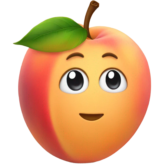 Peach with toes  emoji