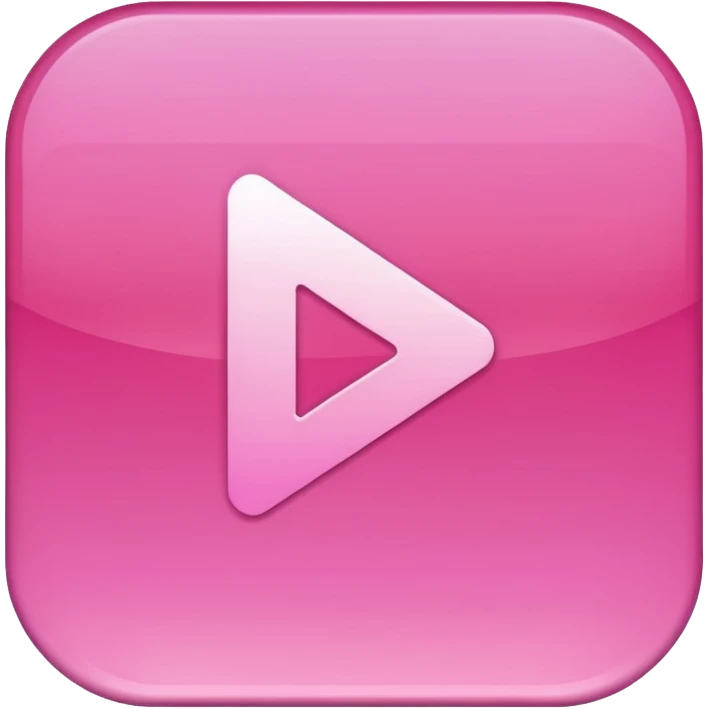 gradient pink play button emoji