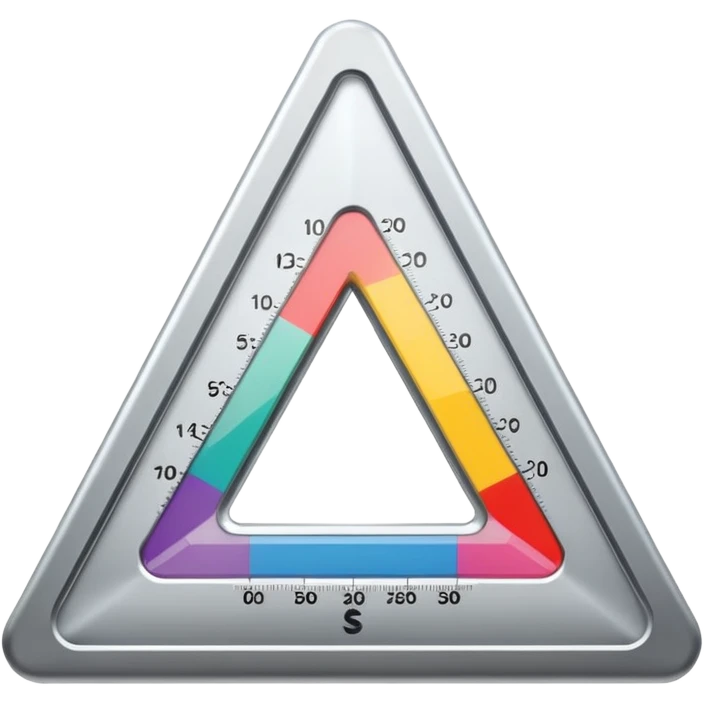  triangle measurement scale emoji