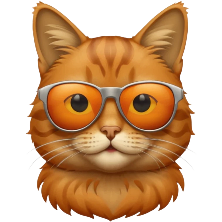 Cat wearing sunglasses emoji