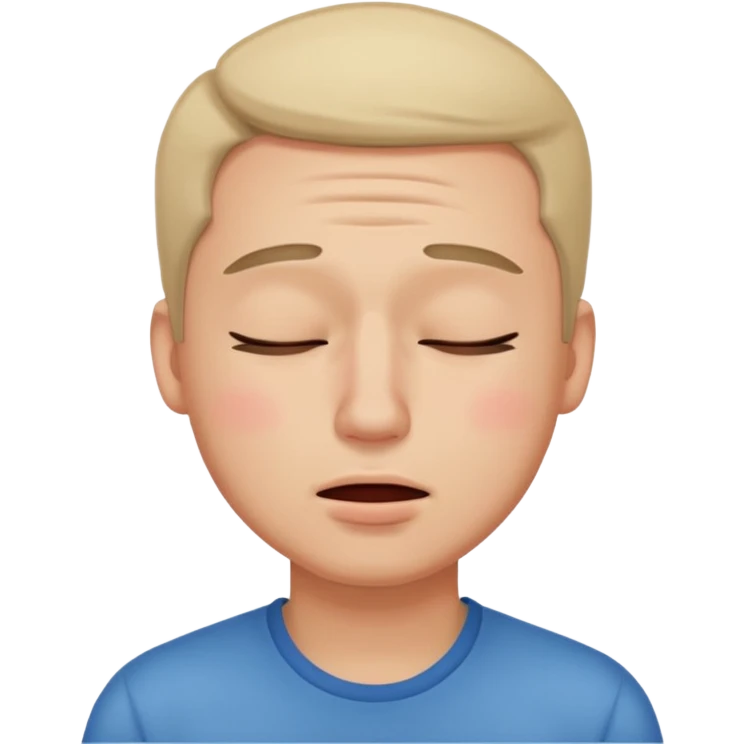 normal blushing emoji man closing eyes in embarrassment emoji