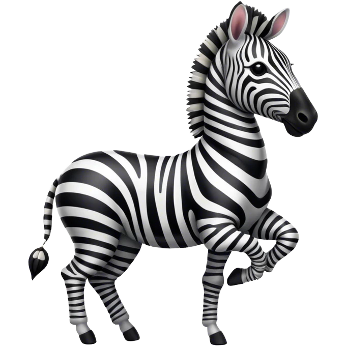 Dancing zebra  emoji