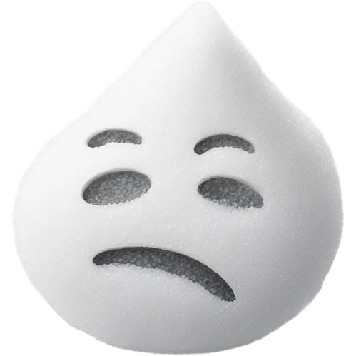 Smiley face smelling white salt  emoji