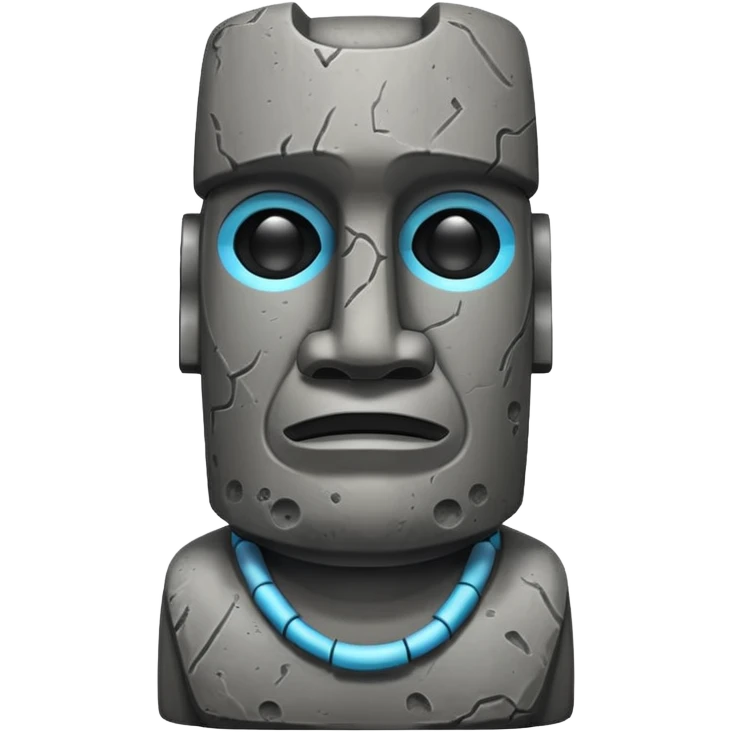 Moai statue  emoji