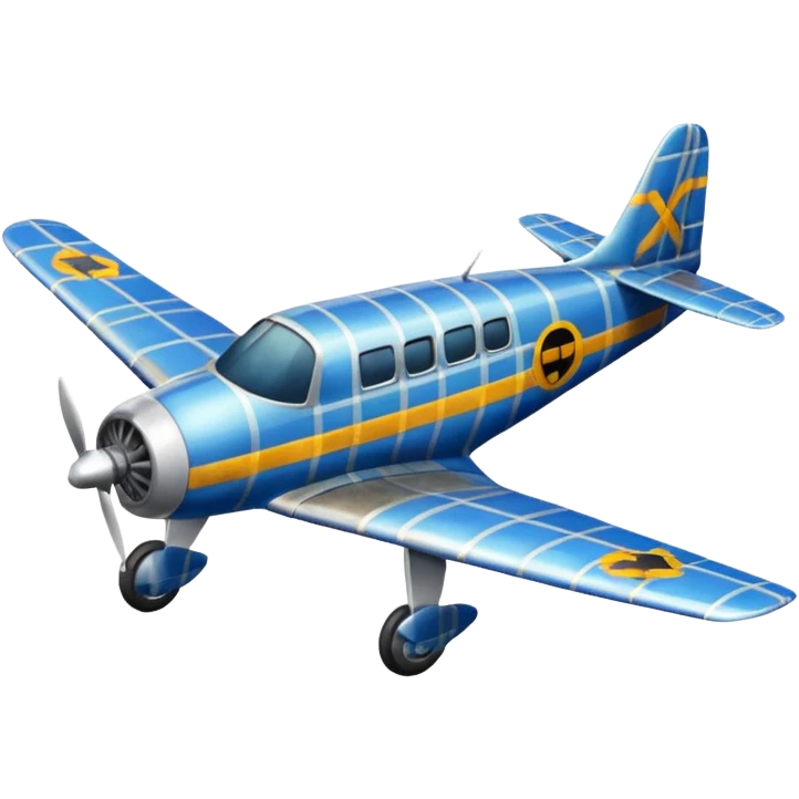 A Scottish airplane emoji